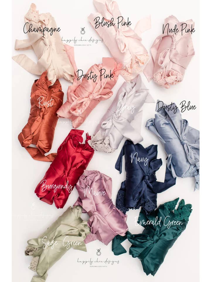 Happily chic Designs - Wholesale Robe - Women's - Bridesmaid Robe