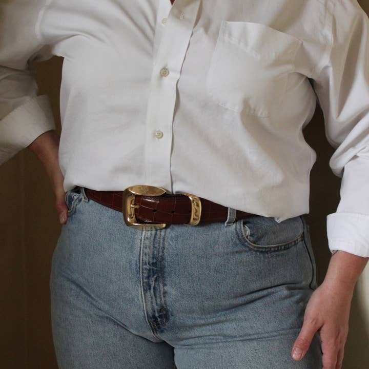 Brown Delaney Belt for wholesale on Faire6