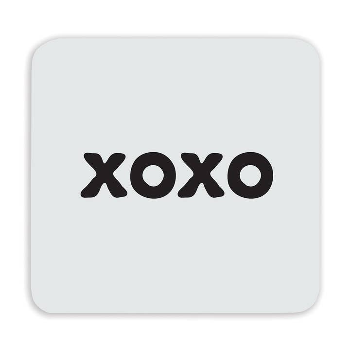 Dessous de verre - CS279- XOXO (Dicton) pour la vente par Quotable