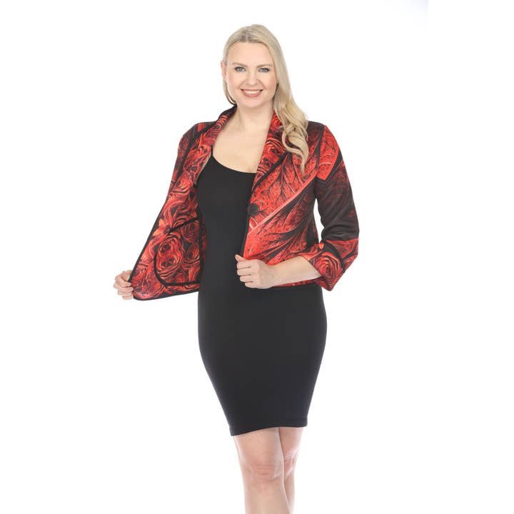 Kurzjacke Vintage Rose in Übergröße für den Großhandel von Fenya V.