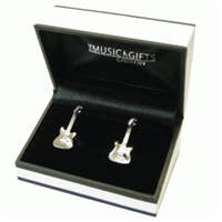 Electric Guitar Cufflinks for wholesale by The Music Gifts Company