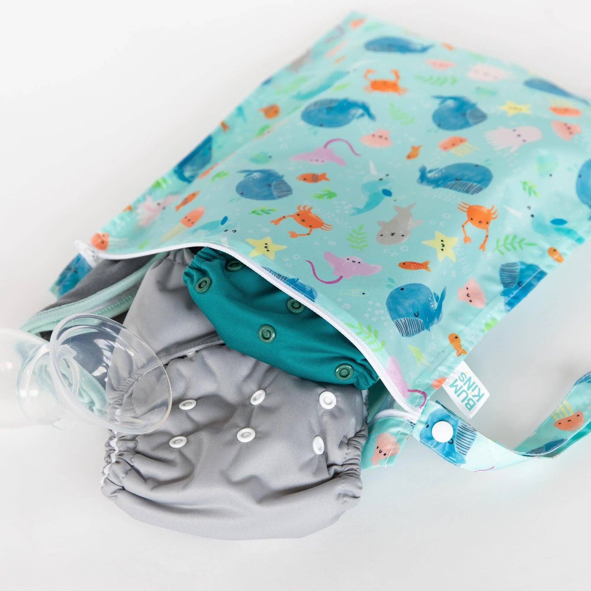Bumkins - Wholesale Wet Bag - Kids & Baby - Wet Bag: Ocean Life4