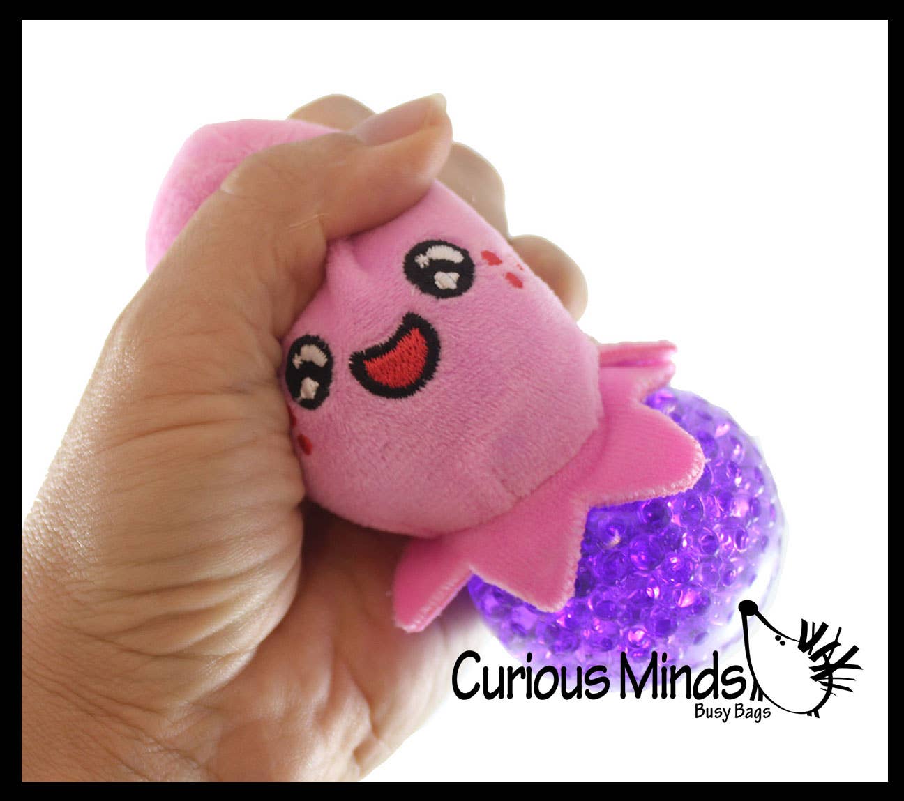 Curious Minds Toys - Wholesale Squishy Toy - Kids & Baby - 1 Plush Ocean Sea Animal Water Bead Filled Squeeze Stress Ba14