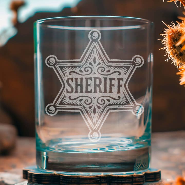 Benoit's Design Co. - Venta al por mayor Copas de cóctel/licor - Gafas de Sheriff del Oeste4
