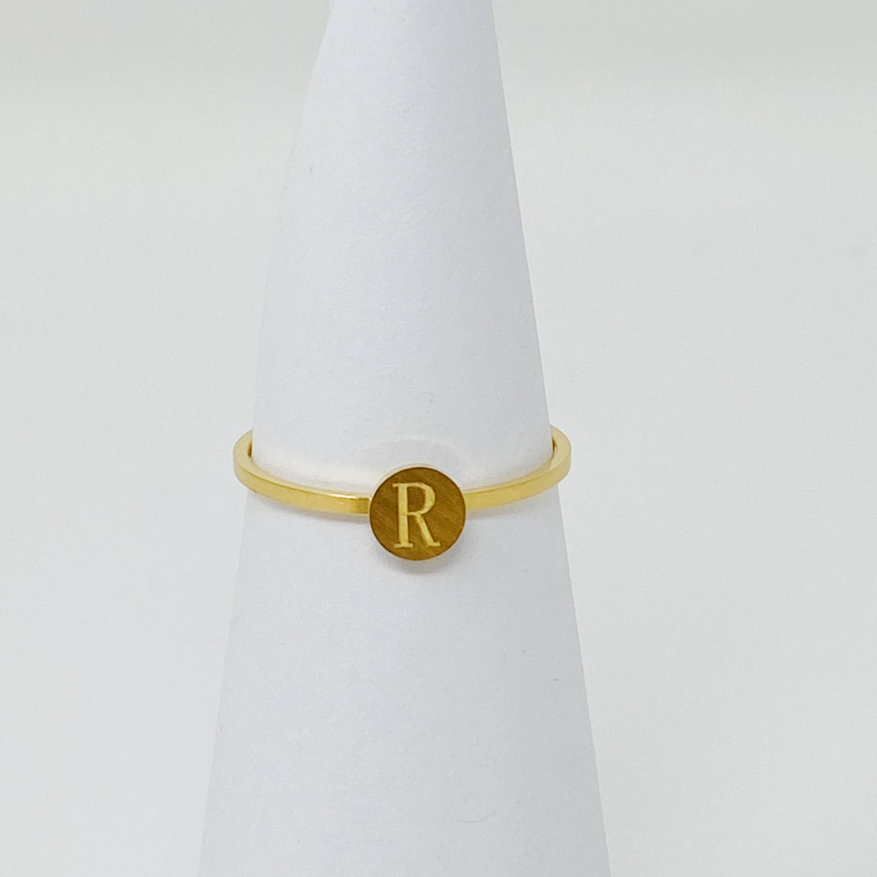 Ellison+Young - Wholesale Band/Stacked Ring - Tiny Initial Ring5