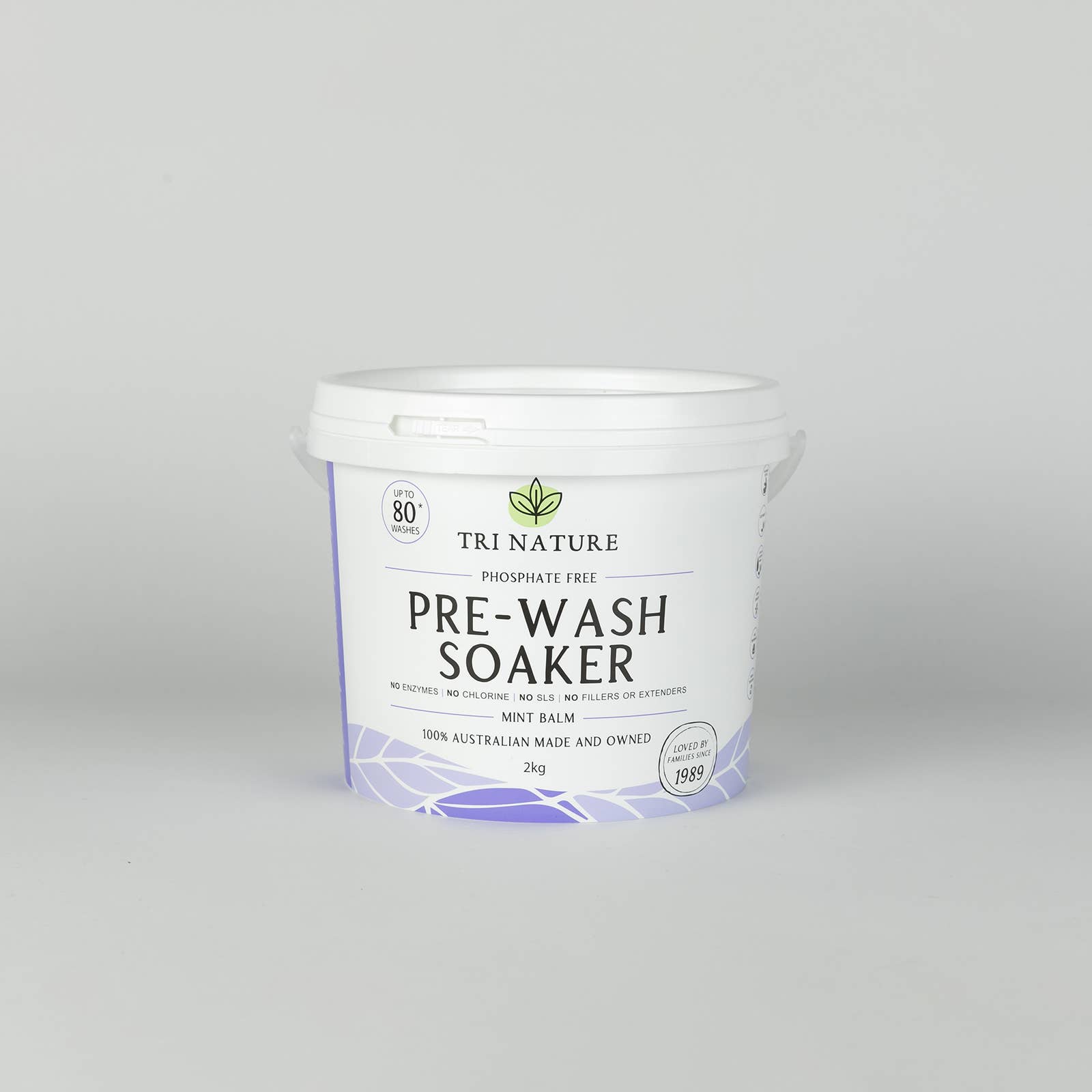 Tri Nature - Wholesale Laundry detergent powder/pods - 2kg Bucket Pre-Wash Soaker0