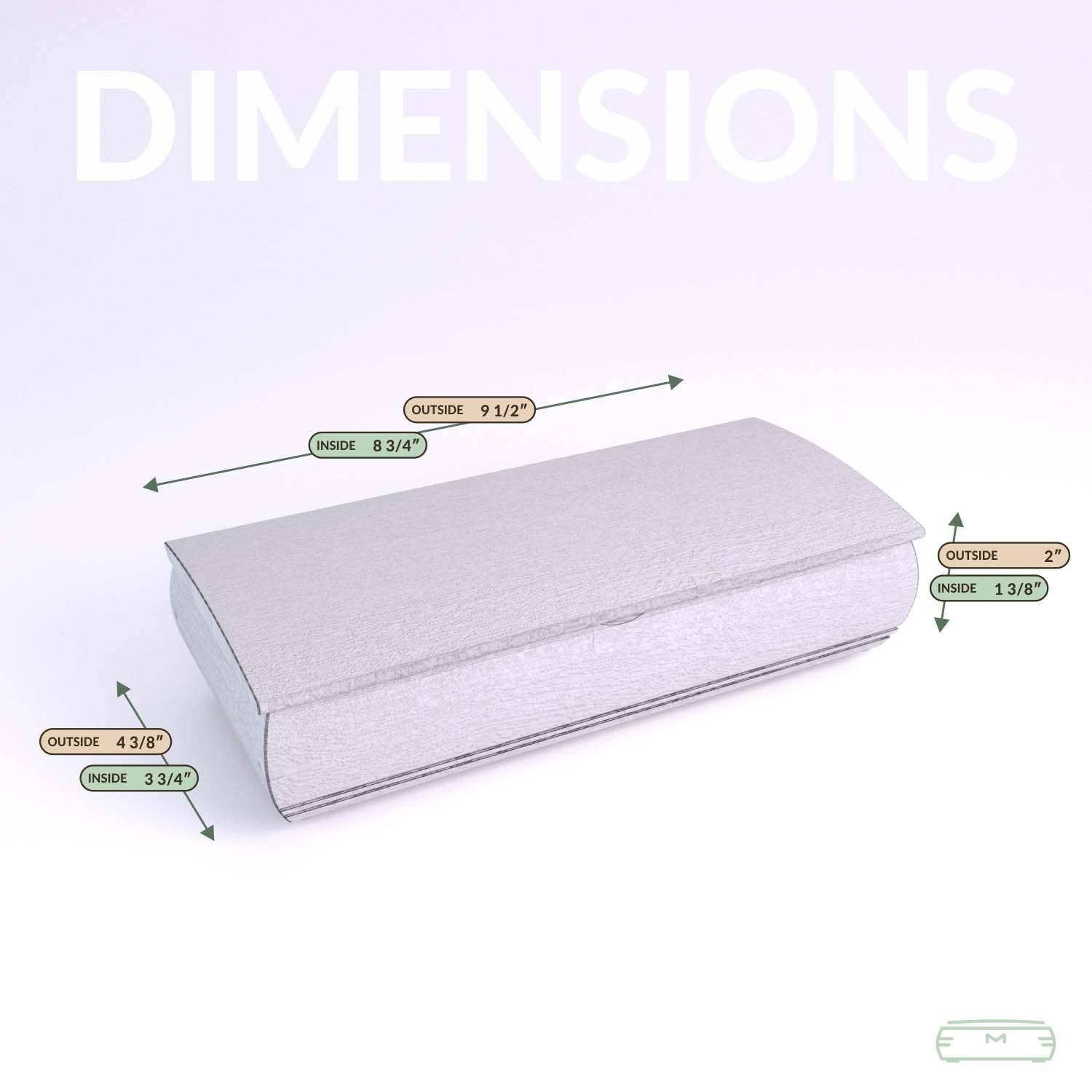 Mikutowski Woodworking - Vendita all'ingrosso Portagioie/organizer per gioielli - Cache Box in legno per portafoglio, monete, custodia per orologi, ecc.3