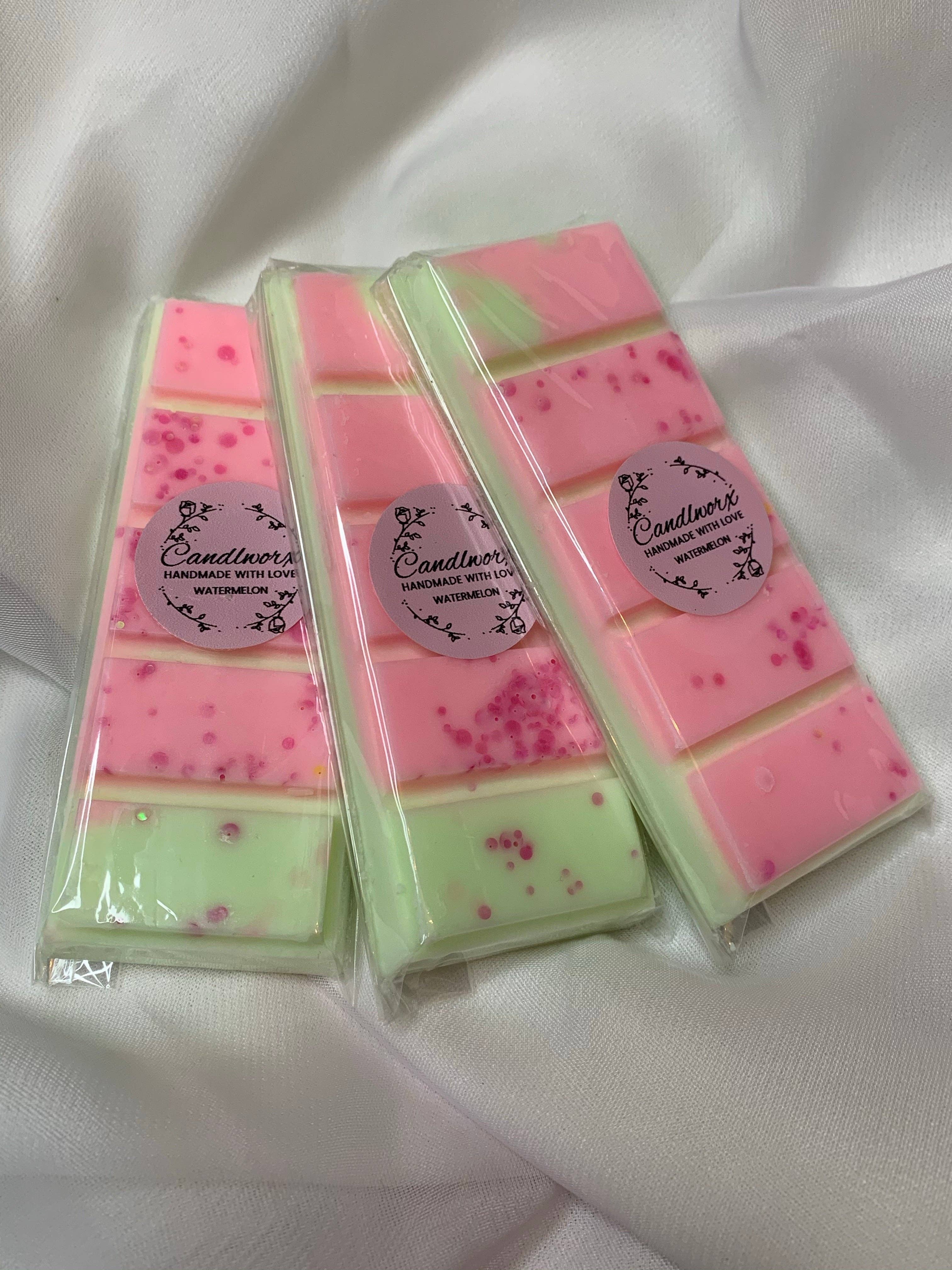 ICRAFT FREE UK shipping Vanilla Lime Scented Soy Wax Melts Glitter Snap Bars & Hearts