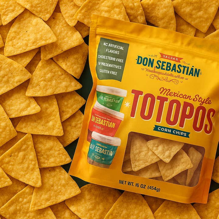 Salsas Don Sebastian - Wholesale Snack bar - Authentic Mexican Chips (Totopos)3