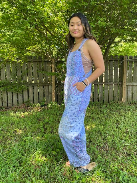 Blue Sky - Wholesale Overalls - Women's - 2227 Old School Overalls in Patchwork Rayon18