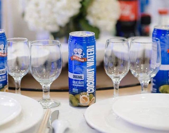 Amy & Brian - Wholesale Flavored/Infused Water (Non-Carbonated) - Amy & Brian Premium Coconut Water, Original -  17.5 Fl Oz3