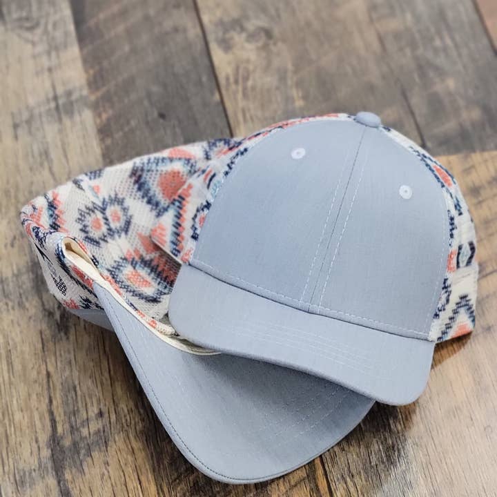 BRIARANDSPHINX - Wholesale Baseball Cap - Kids - wholesale gray aztec mesh blank