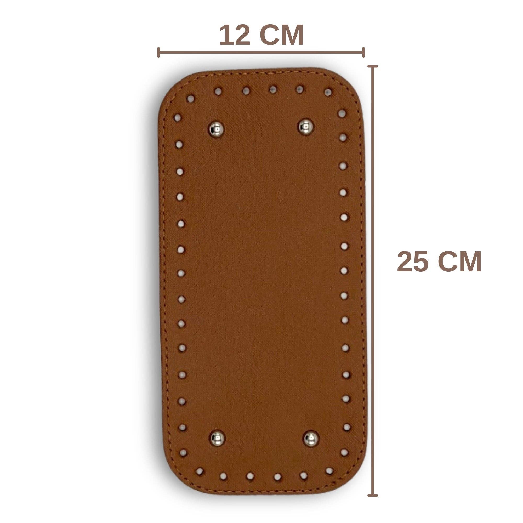 Sensy - Venta al por mayor Material para punto/ganchillo - Base para bolso mediano y base inferior de poliuretano, 12 cm x 25 cm9