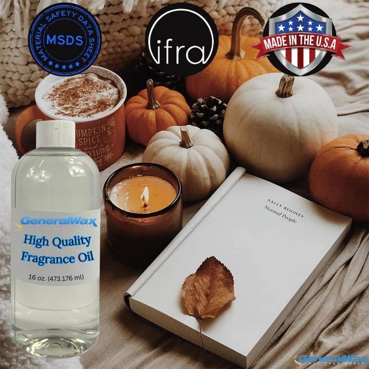 General Wax - Candle Making Supplies - Wholesale Fragrance Oil - 16oz. Autumn Dreams Candle Fragrance Oil