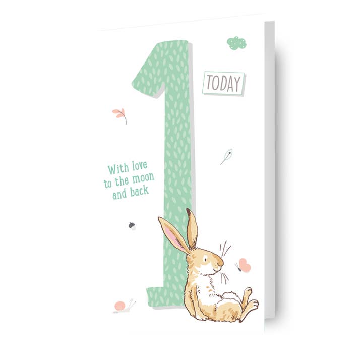 Danilo Promotions Ltd – wholesale Birthday card – Guess How Much I Love You Age 1 Birthday Card0