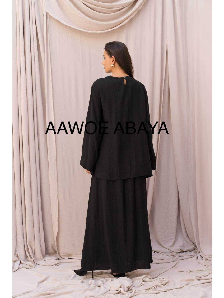 Aawoe Abaya - Wholesale Tops Set - Women's - Chic Set with Long Sleeves - 2422-EN23