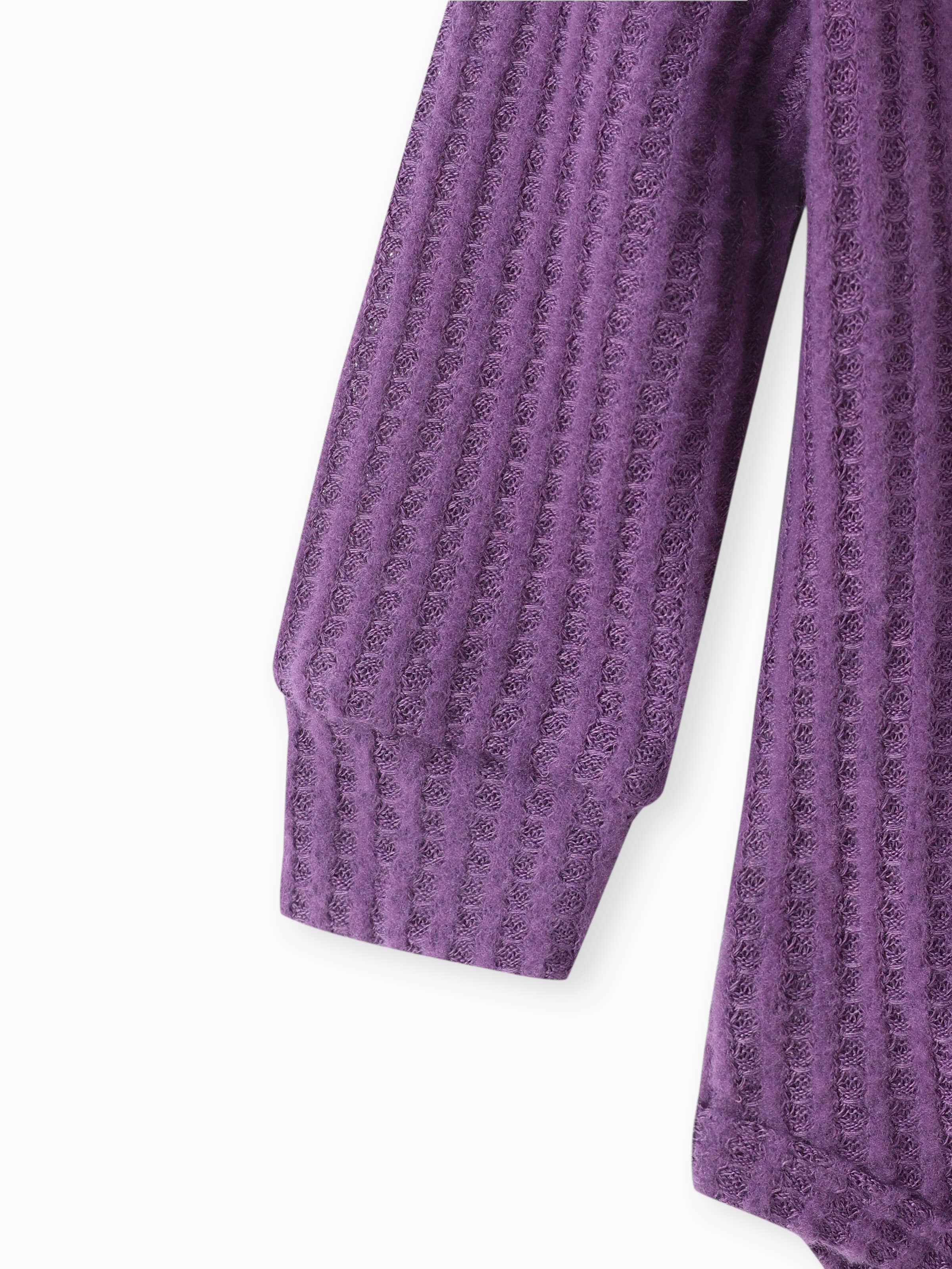 PatPat - Wholesale Clothing Set - Baby - 2pcs Solid Waffle Long-sleeve Baby Set19