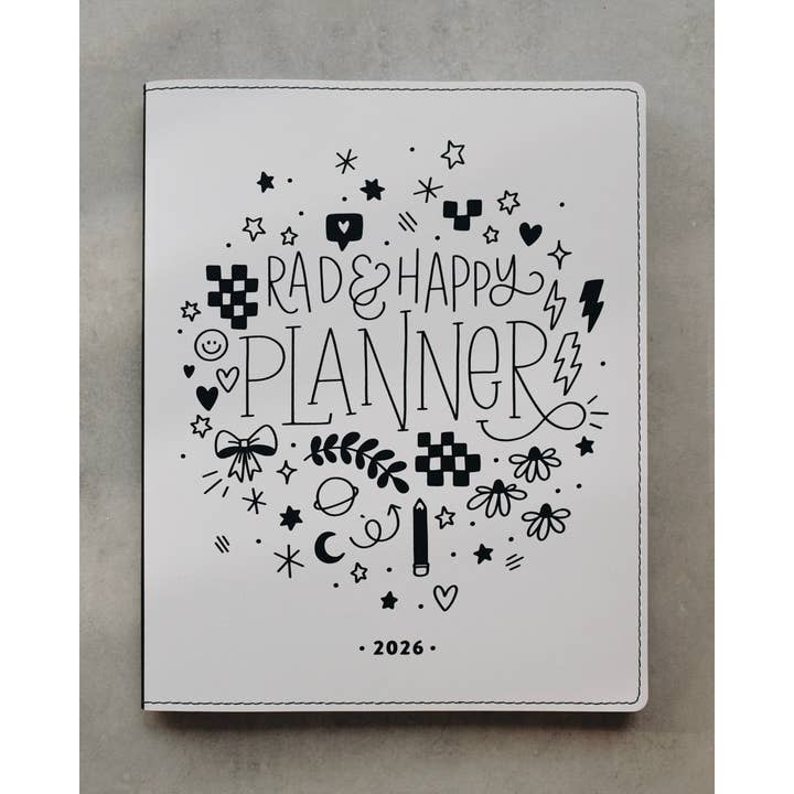2026 Dated 8x10 Planner - Doodle Edition for wholesale by Rad & Happy