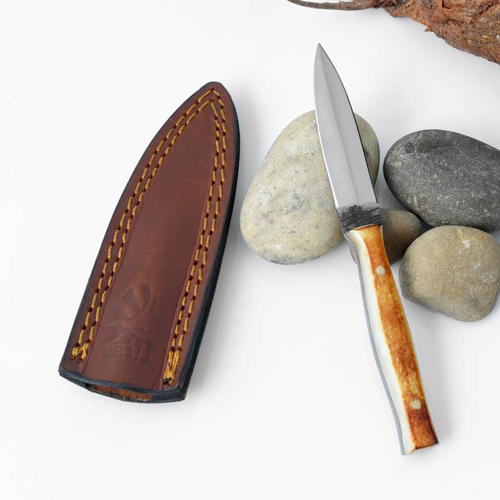 Titan International - Vente Couteau de poche/étui - Botte utilitaire compacte en acier au carbone TC-051S0