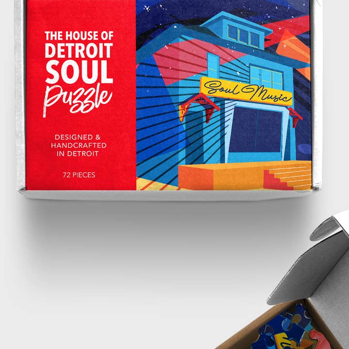 House of Detroit Soul Music Puzzle for wholesale by Creative Hina Design