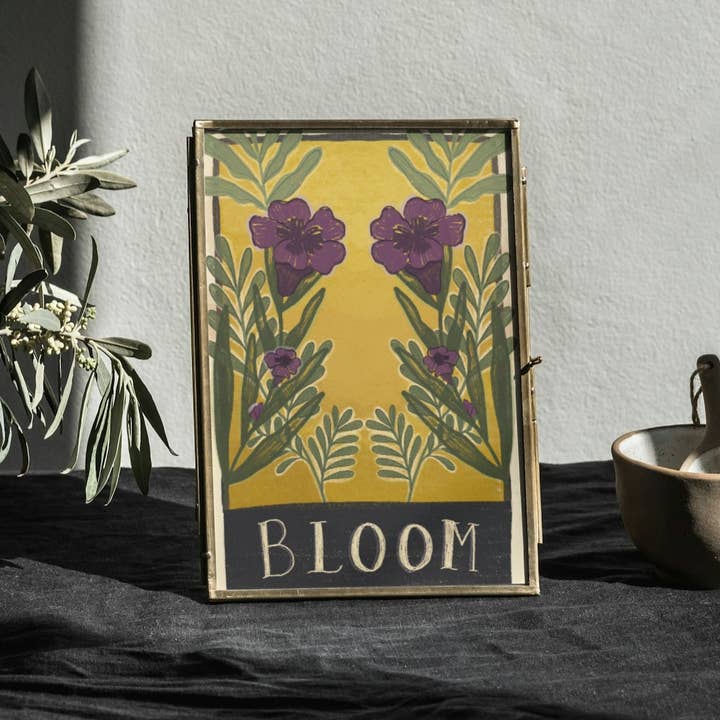 Bloom, Retro, Tarot Card Illustration ✹ Art Print for wholesale by Time With Anna