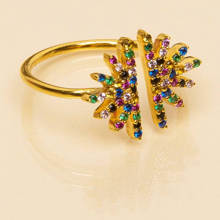 ANEL DE SOL AZUL por atacado de Une A Une