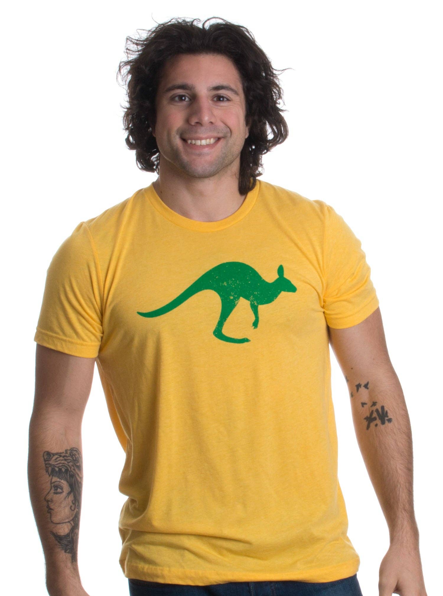 Vintage Style Australia | Aussie Roo + Southern Cross Unisex Triblend T-shirt for wholesale on Faire
