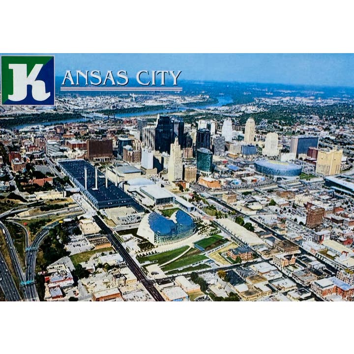 KC35-Kansas City Downtown Luftpostkarte für den Großhandel von Avery Postcards and Gifts