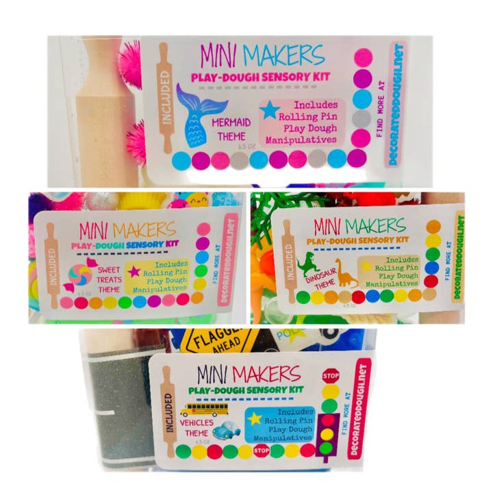 Decorated Dough – Großhandel Knete/Schleim – Kinder – Ice Cream Play Dough Sensorik-Set2