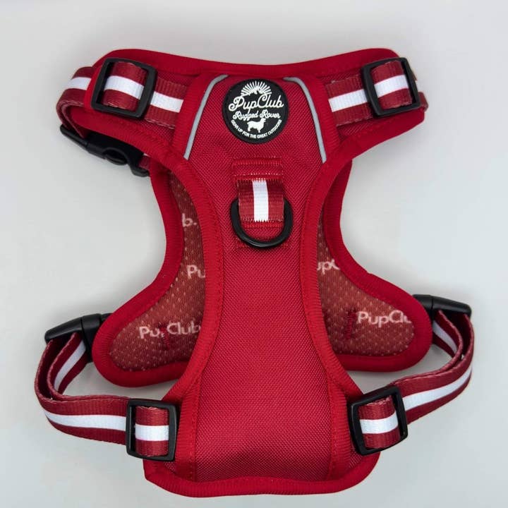 Rugged Rover™ Harness - Berry Red for wholesale by PupClub Couture