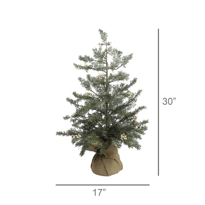 HomArt - Wholesale Artificial Christmas Tree - Faux Tree with Tallow Berries - 30”