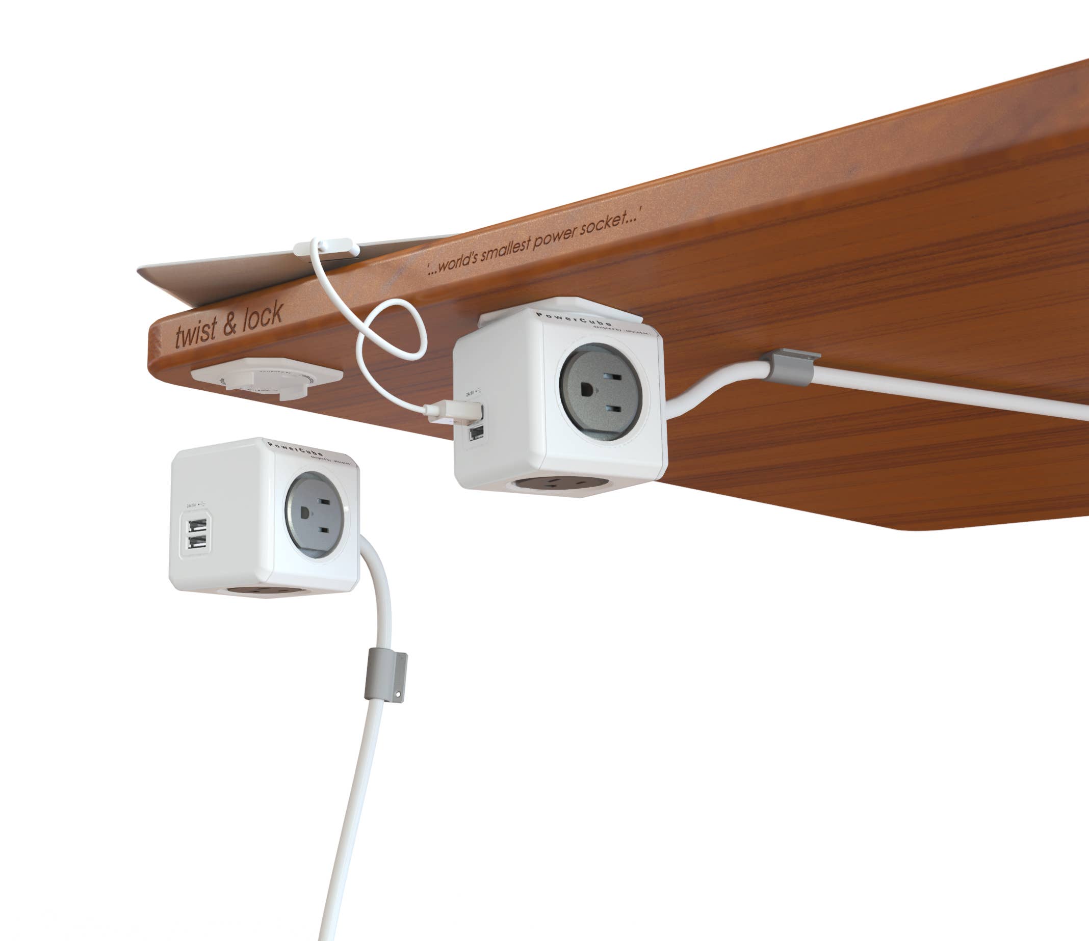 Allocacoc DesignNest – wholesale Power adapter – PowerCube Extended USB SUREG7