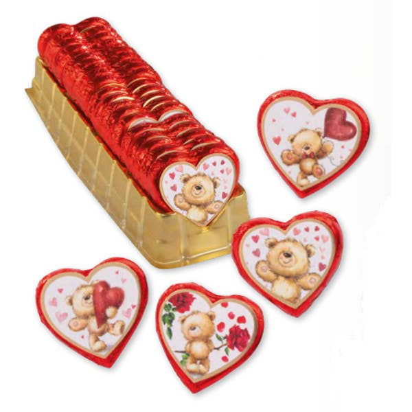 ADG Diffusion - Wholesale Chocolate - LARGE PRALINE TEDDY BEAR HEART - 40pcs2