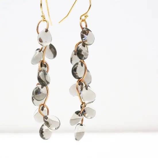 Zigzag Long Earrings for wholesale by Verre Modern
