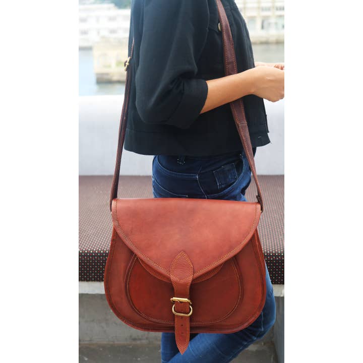 Leather Shoulder Cross Body Bag For Women for wholesale by Anuent