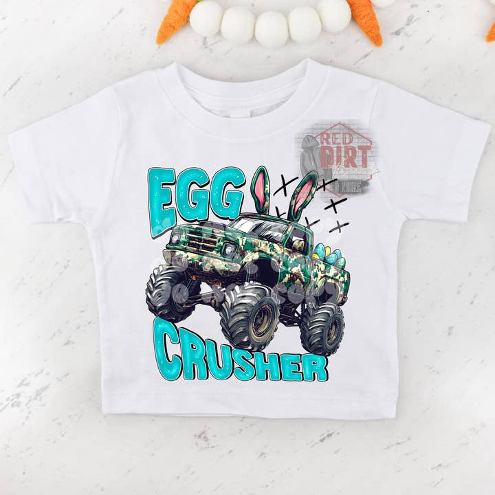Egg Crusher T-Shirt | Trendy Easter Shirt | Fast Shipping | Super Soft Shirts for Men/Women/Kid's for wholesale by Red Dirt Transfers