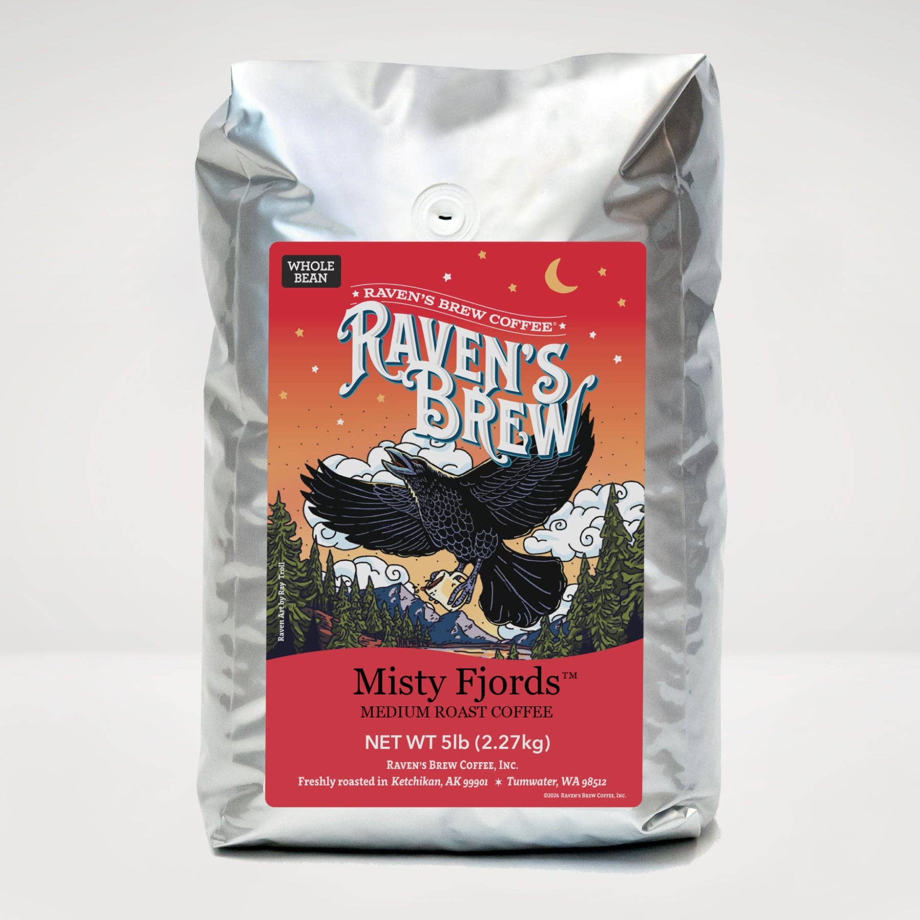 Raven's Brew Coffee® - Wholesale Coffee Beans - Misty Fjords™ Coffee4