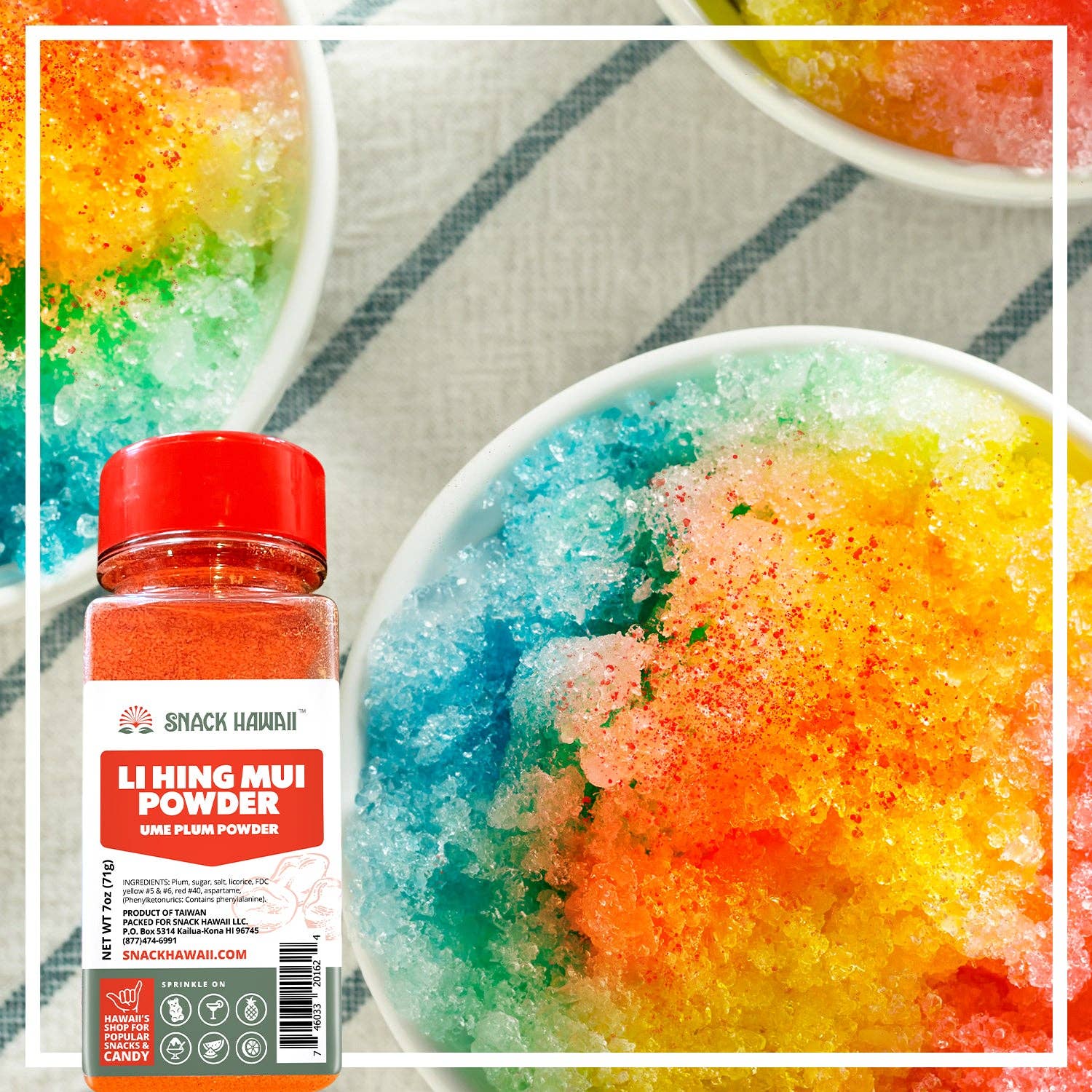 Snack Hawaii – wholesale Dried/dehydrated fruit – Li Hing Mui Powder7