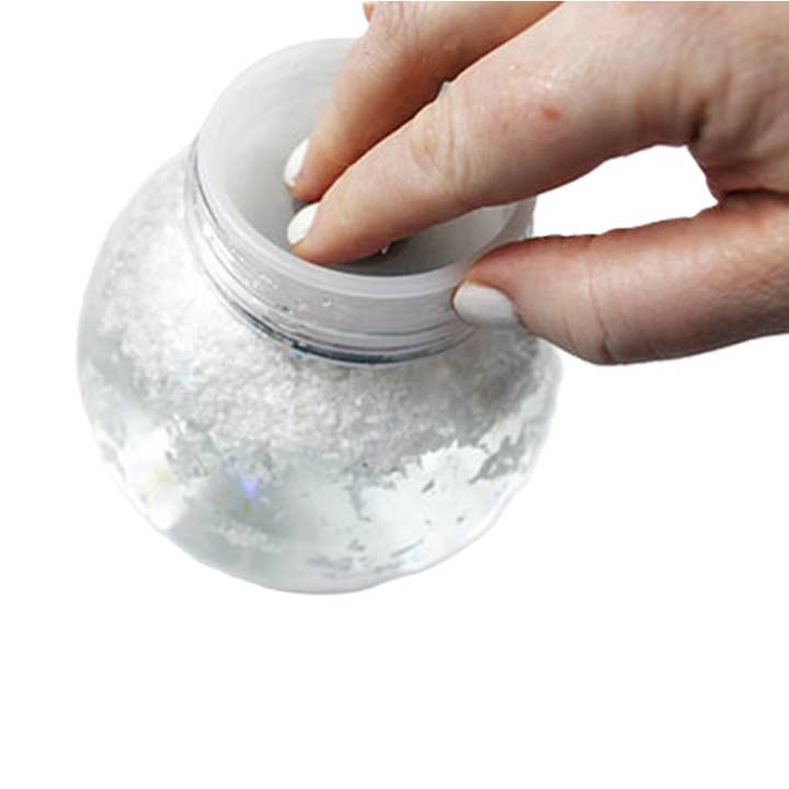 Factory Direct Craft - Vente Boule à neige - Bocal à neige en acrylique transparent - diamètre de 4 pouces4