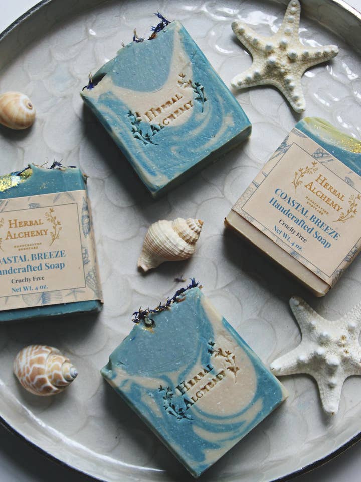 Kustambachtelijke Handgemaakte Dierproefvrije Zeep voor wholesale door Herbal Alchemy Bodycare