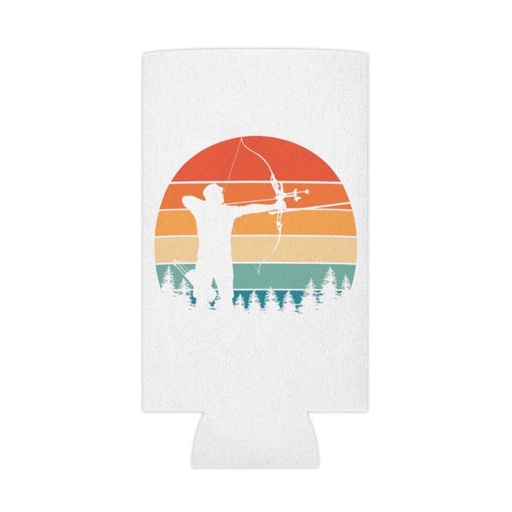 Beer Can  Cooler Sleeve Novelty Old-Fashioned Archer Musketry Toxophilite Enthusiast Hilarious Toxophilitic Toxophily Bowhunting Lover for wholesale by Teegarb LLC