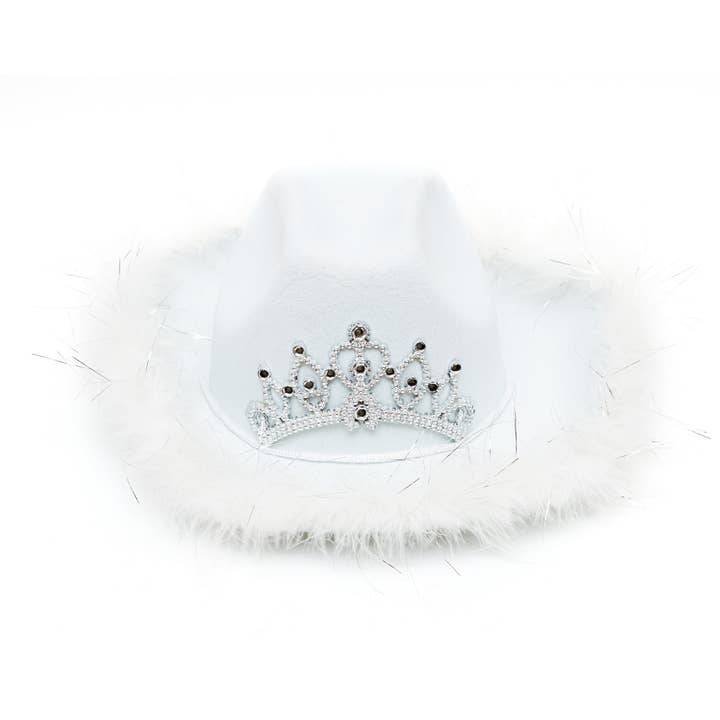 Play N Party - Wholesale Cowboy Hat - Kids - Child Cowboy Hat with Blinking Tiara and Feathers – Light-Up5