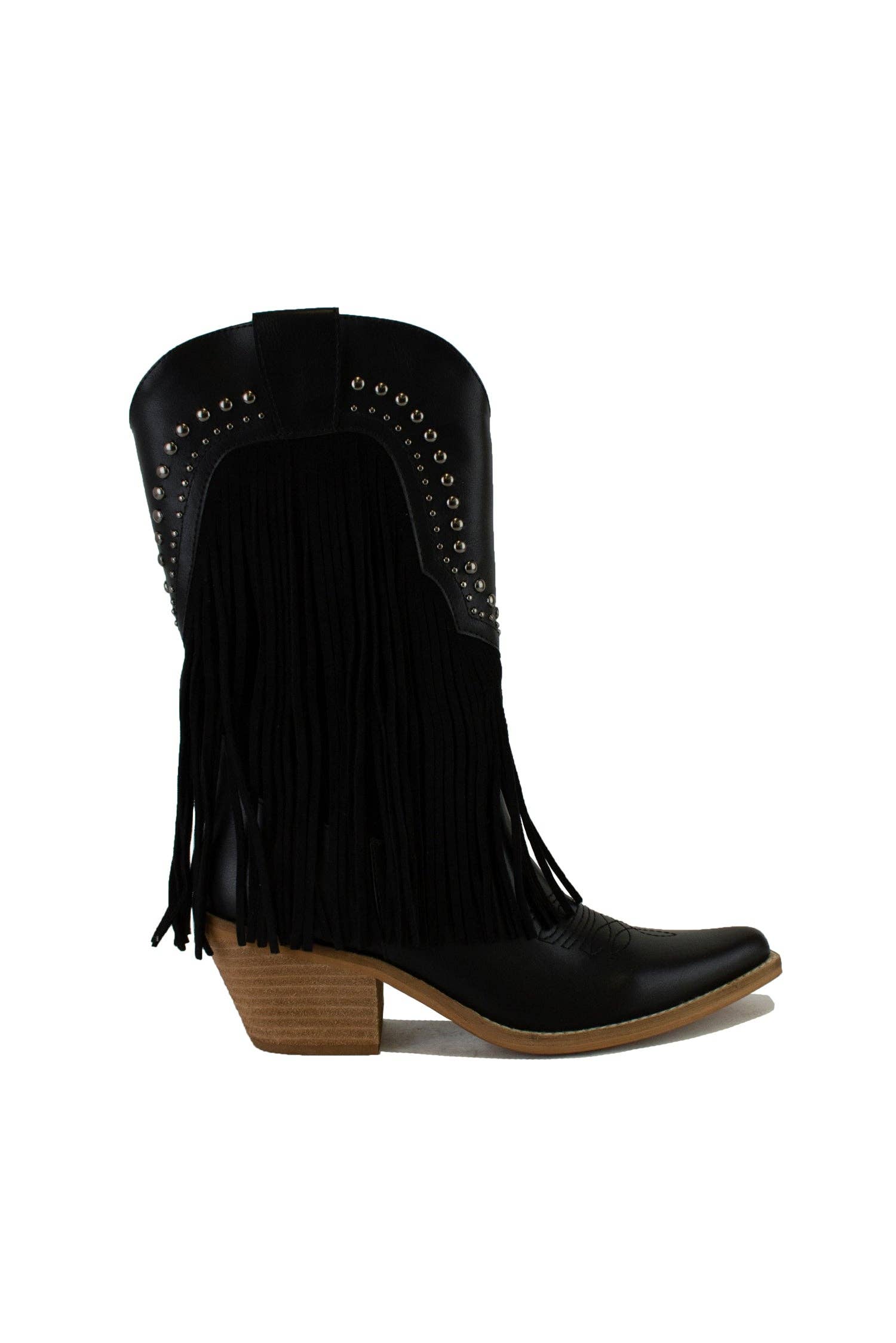 BEAST FASHION - Wholesale Cowboy Boots - Women's - ADELA-38 Fringe Western Boots0