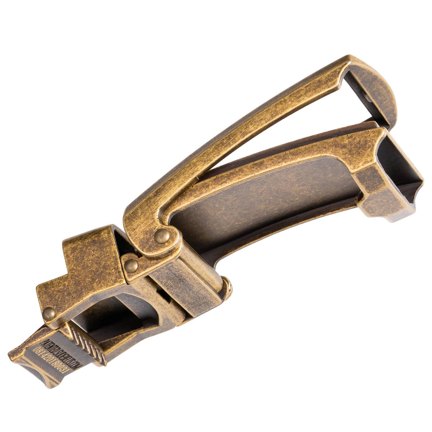 SlideBelts - Wholesale Belt - Men's - Woodland Contrast Stitched Belt - Brass Buckle3