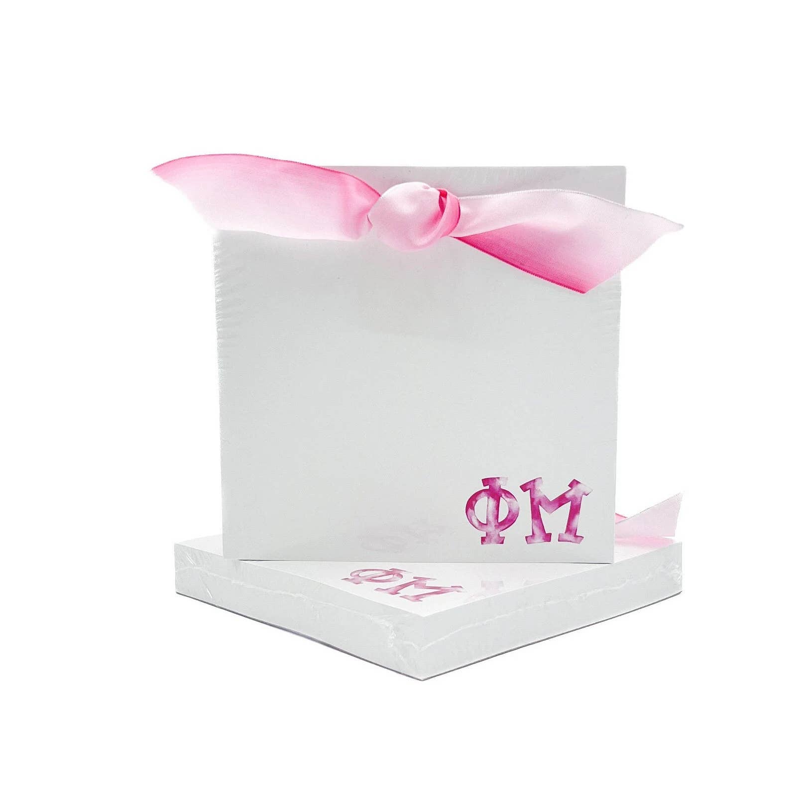 Rachel Brooks Design, LLC - Wholesale Notepad - Phi Mu Watercolor Greek Notepad