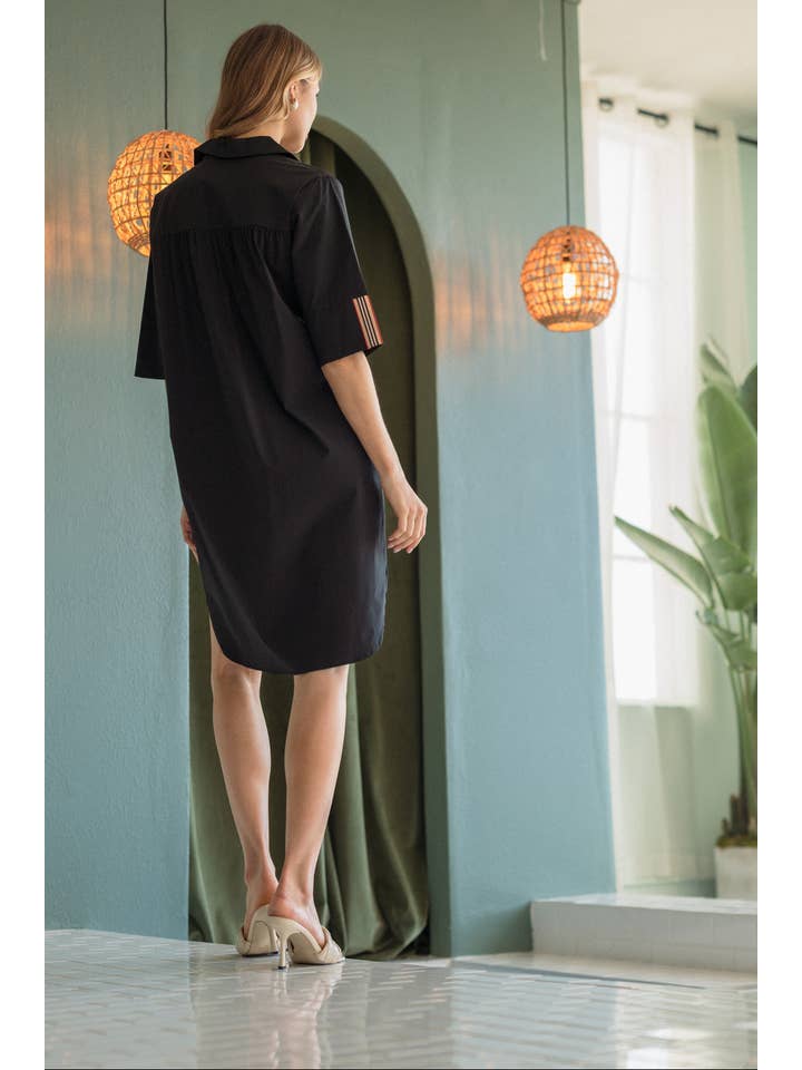 Joh Apparel - Wholesale Dress - Women's - Wendi Woven Tunic Dress1