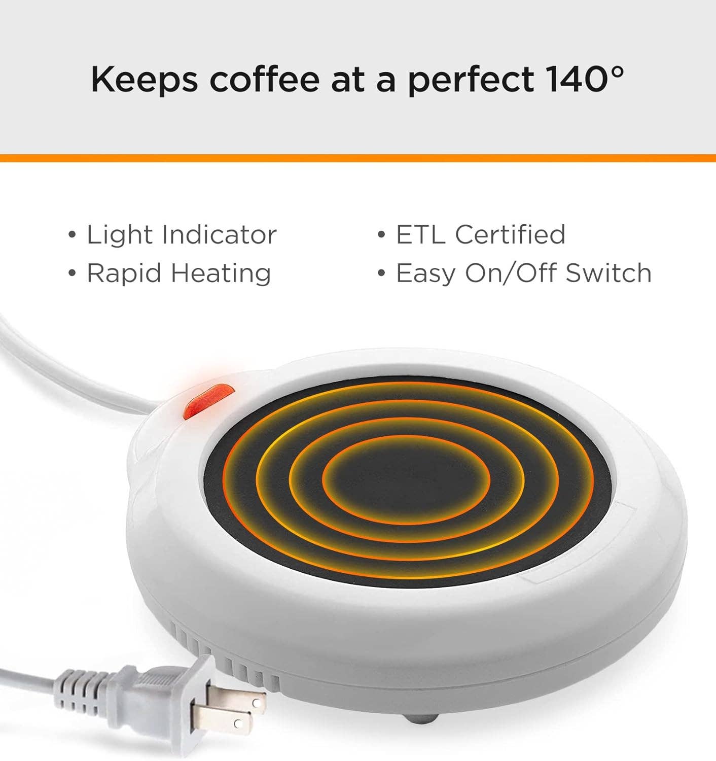 Infinite Basics - Wholesale Coffee Mug - SoHo Funny Gift for Grandma, Coffee Mug with Warmer, Electric Heated Cup for Coffee Lover Gifts for Birthday/Christmas, 12oz (Gift Boxed)2