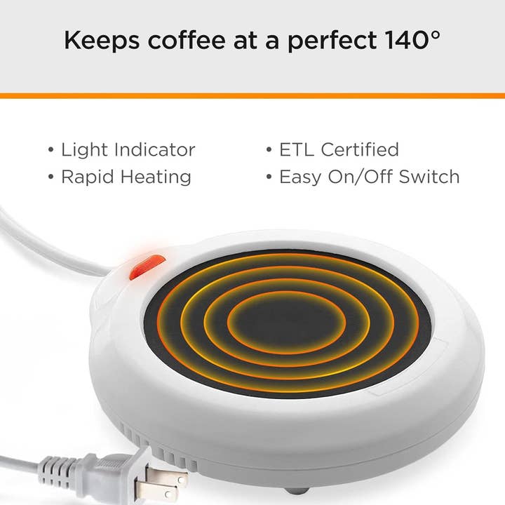 Infinite Basics - Wholesale Coffee Mug - SoHo Funny Gift for Grandma, Coffee Mug with Warmer, Electric Heated Cup for Coffee Lover Gifts for Birthday/Christmas, 12oz (Gift Boxed)2