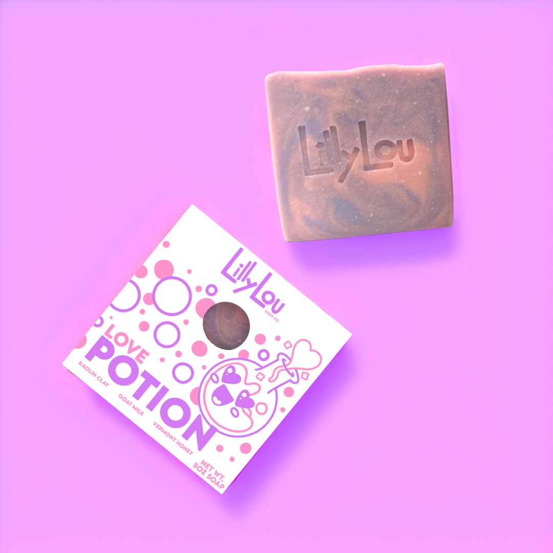 Lilly Lou Soap Co. - Wholesale Bar Soap - Love Potion Soap | Valentine's Day Soap | Goat Milk Soap1