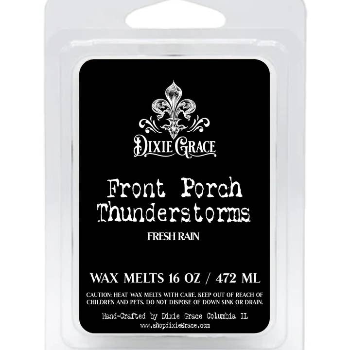 Dixie Grace - Wholesale Wax Melt - Front Porch Thunderstorms - 3 oz Wax Melts